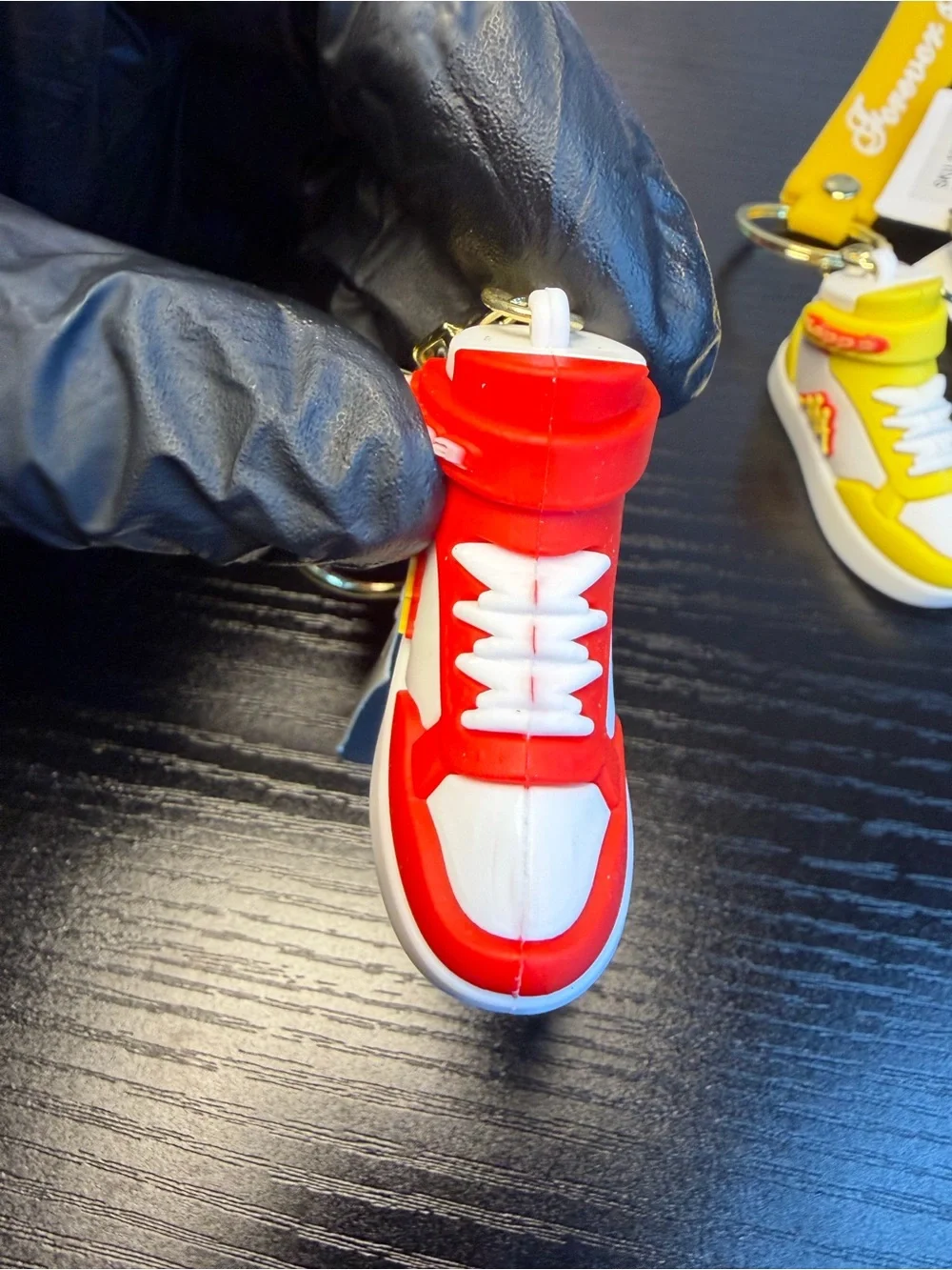 6Pcs Sneaker Keychain - Multicolor Set GREAT FOR GIFTS.
